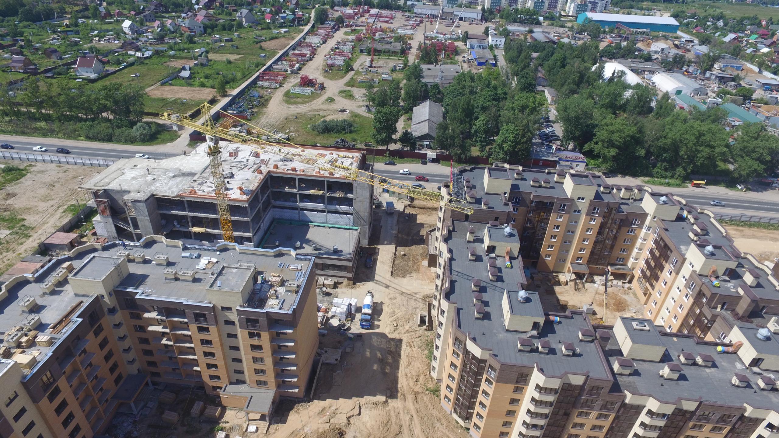 самолет мытищи парк ход строительства